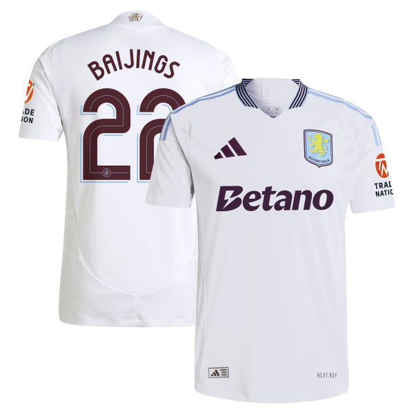aston villa adidas away authentic shirt 2024-25 with baijings 22 cup printing Collection | Aston Villa Shirts and Official Gear