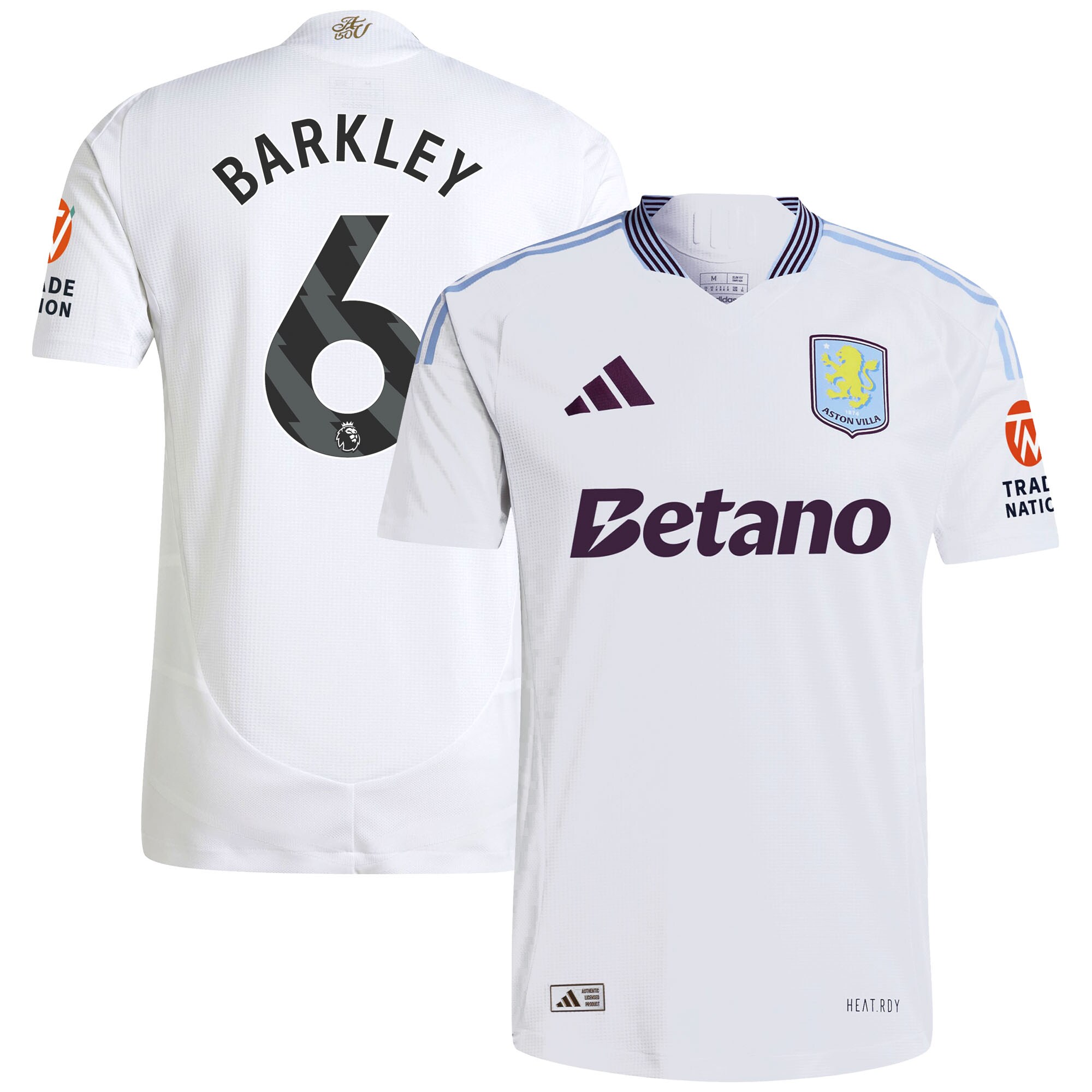 aston villa adidas away authentic shirt 2024-25 with barkley 6 printing Collection | Aston Villa Shirts and Official Gear