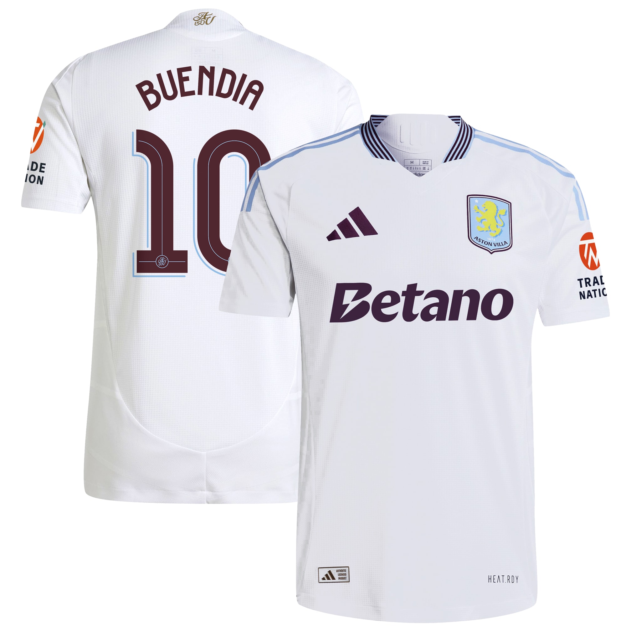 aston villa adidas away authentic shirt 2024-25 with buendia 10 cup printing Collection | Aston Villa Shirts and Official Gear