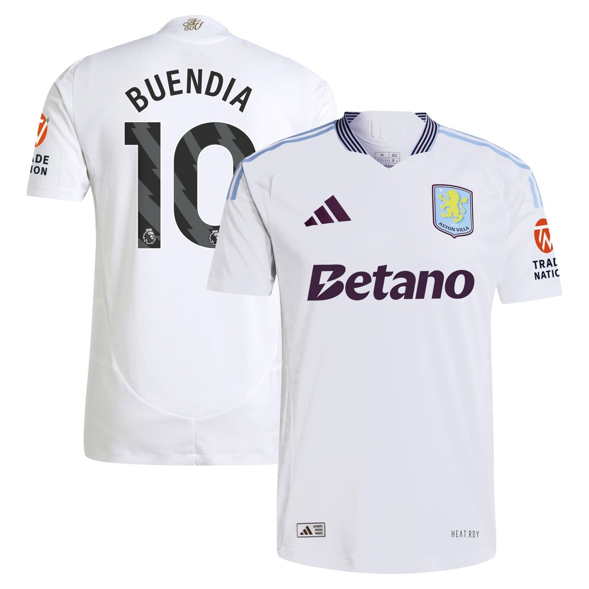 aston villa adidas away authentic shirt 2024-25 with buendia 10 printing Collection | Aston Villa Shirts and Official Gear