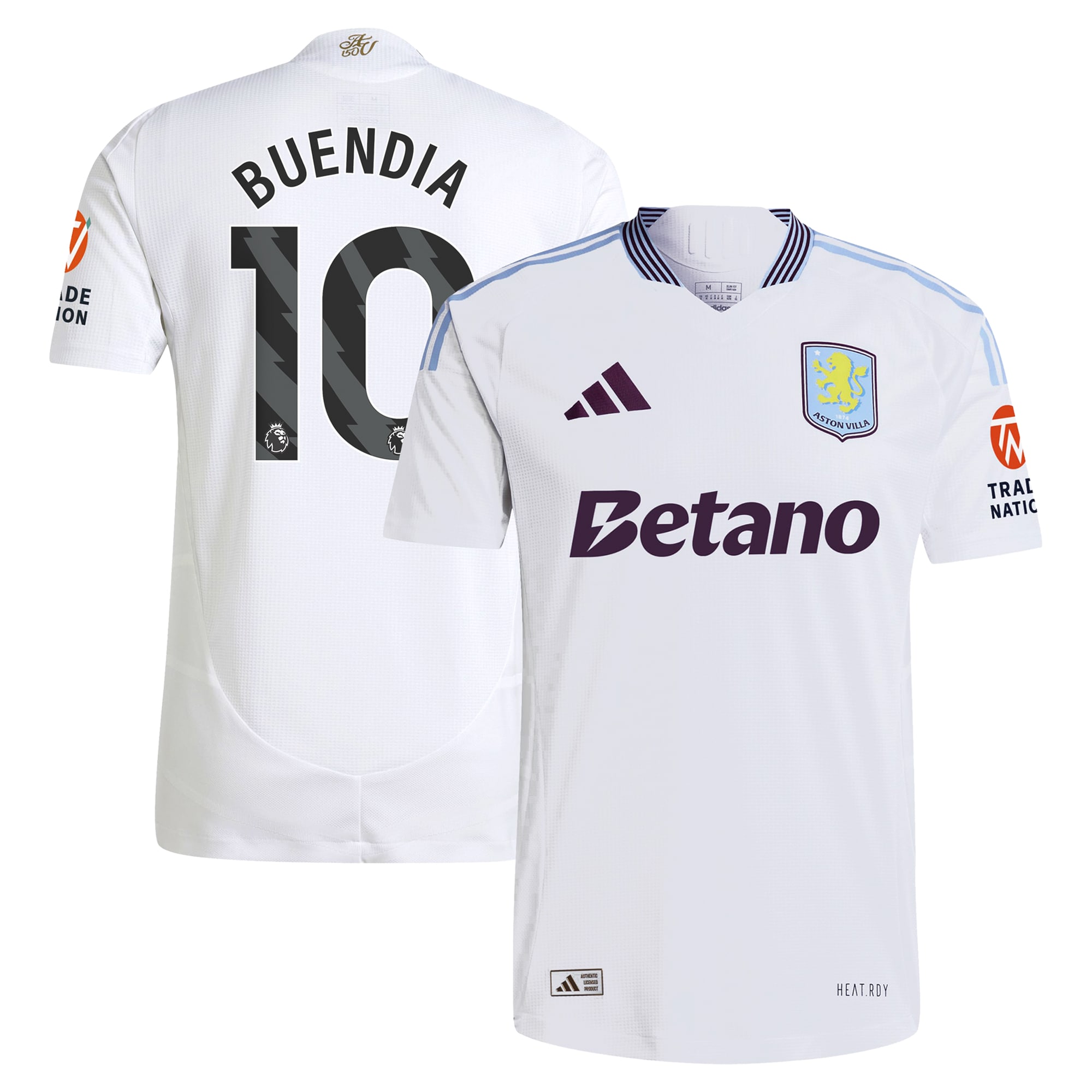 aston villa adidas away authentic shirt 2024-25 with buendia 10 printing Collection | Aston Villa Shirts and Official Gear