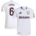 aston villa adidas away authentic shirt 2024-25 with corsie 6 cup printing Collection | Aston Villa Shirts and Official Gear