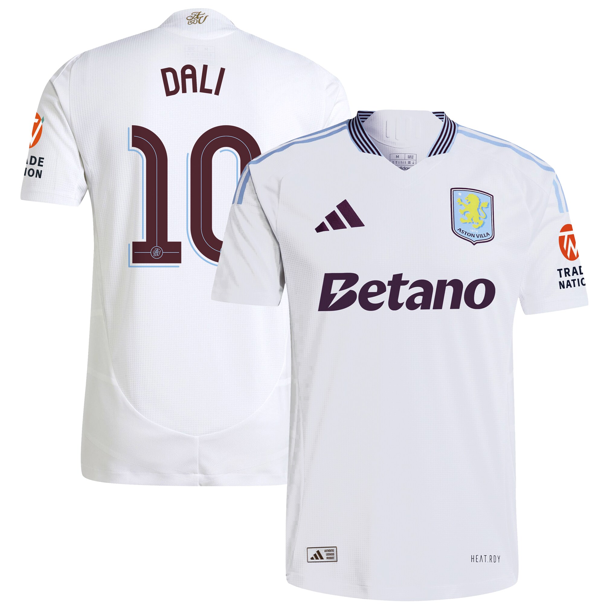 aston villa adidas away authentic shirt 2024-25 with dali 10 cup printing Collection | Aston Villa Shirts and Official Gear