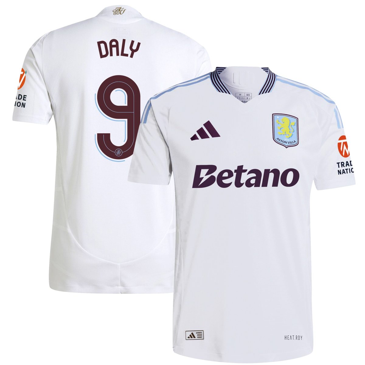 aston villa adidas away authentic shirt 2024-25 with daly 9 cup printing Collection | Aston Villa Shirts and Official Gear