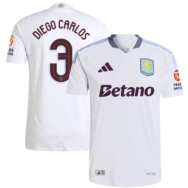 aston villa adidas away authentic shirt 2024-25 with diego carlos 3 cup printing Collection | Aston Villa Shirts and Official Gear