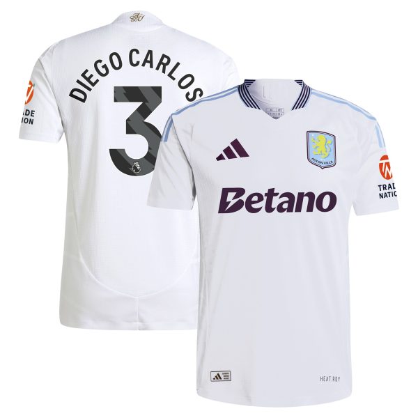 aston villa adidas away authentic shirt 2024-25 with diego carlos 3 printing Collection | Aston Villa Shirts and Official Gear