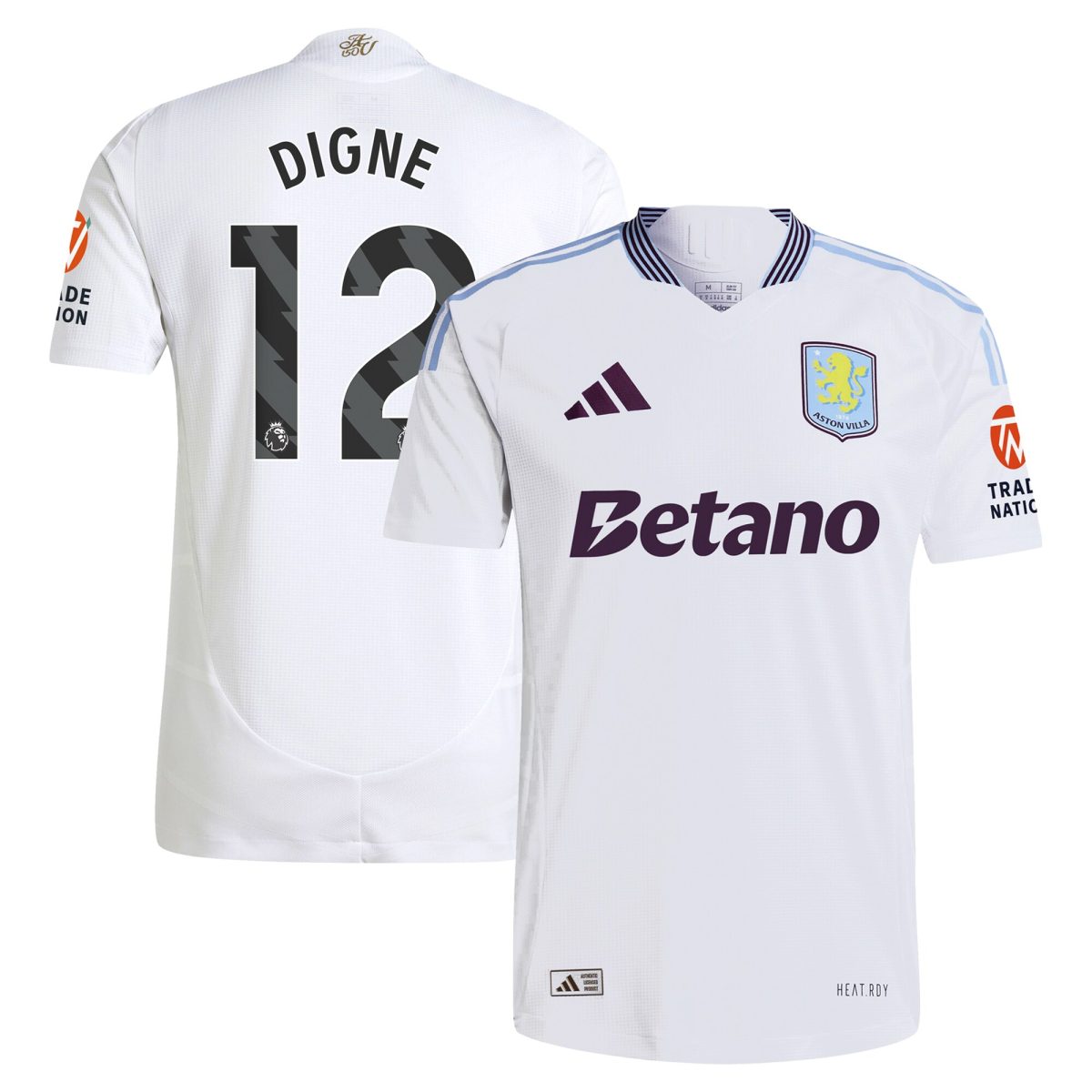 aston villa adidas away authentic shirt 2024-25 with digne 12 printing Collection | Aston Villa Shirts and Official Gear