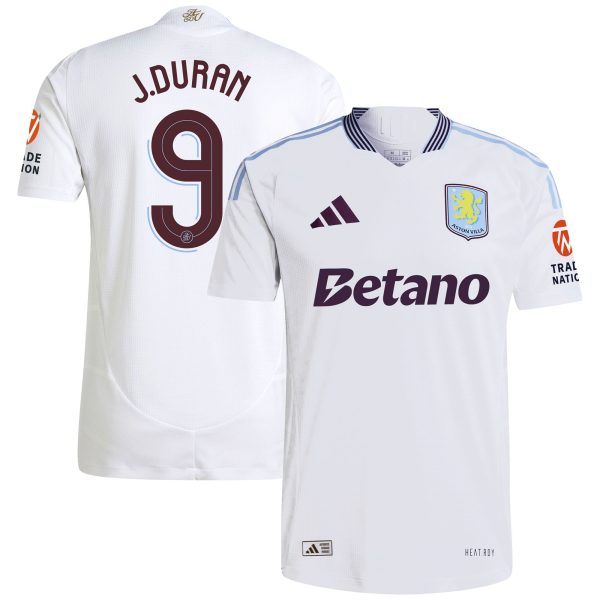 aston villa adidas away authentic shirt 2024-25 with duran 9 cup printing Collection | Aston Villa Shirts and Official Gear