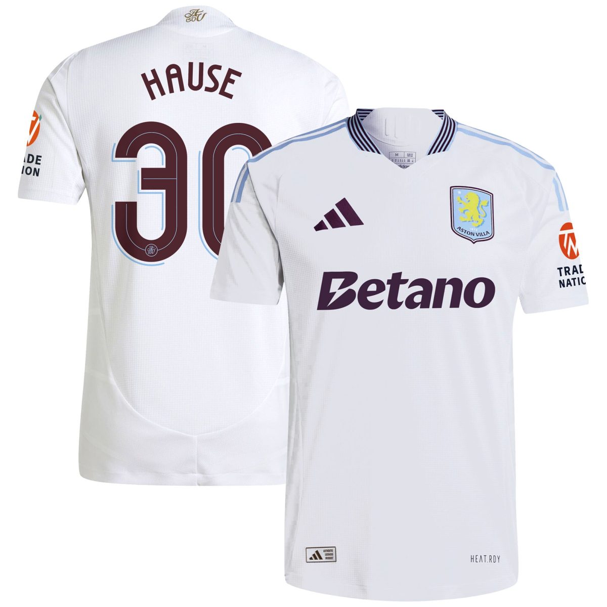 aston villa adidas away authentic shirt 2024-25 with hause 30 cup printing Collection | Aston Villa Shirts and Official Gear