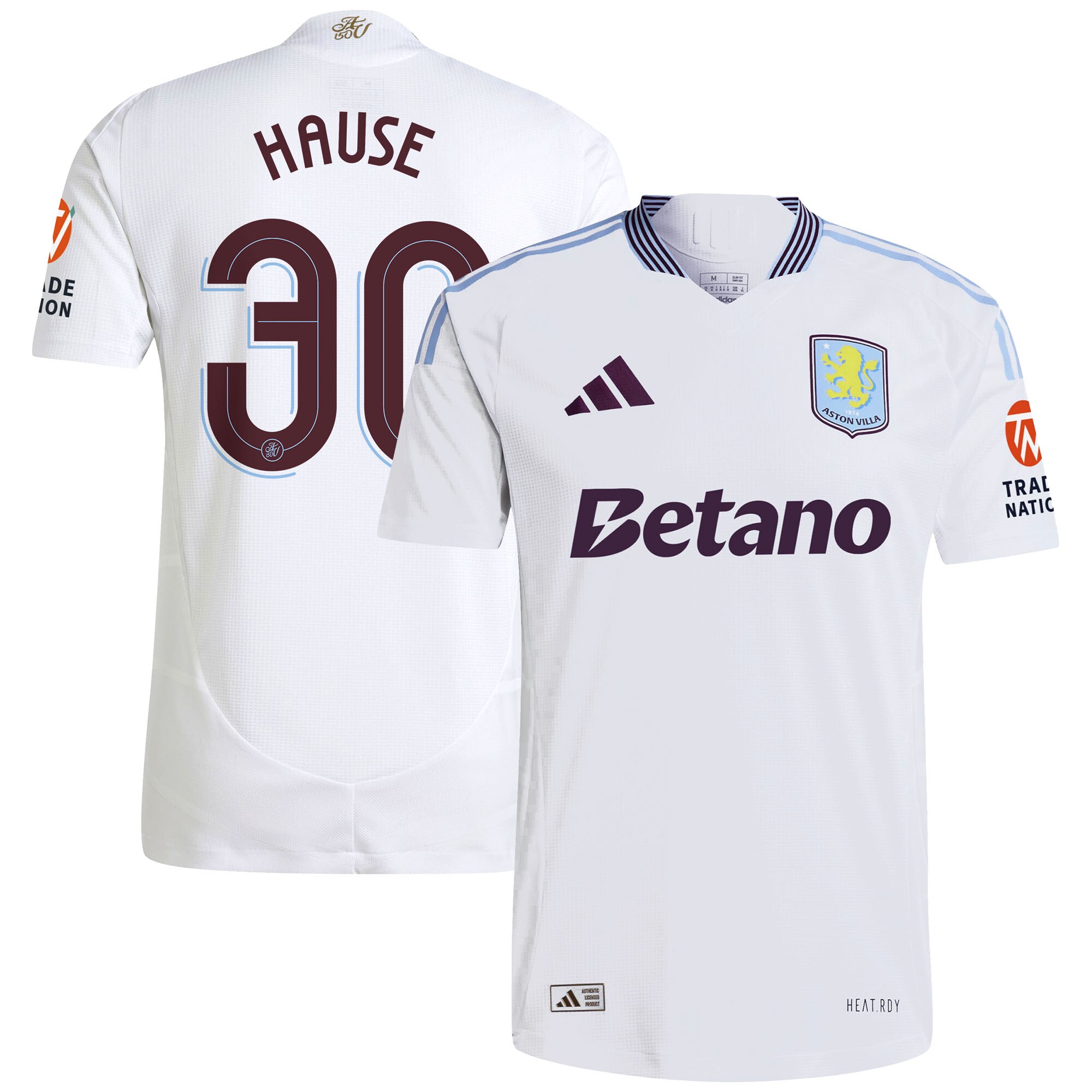 aston villa adidas away authentic shirt 2024-25 with hause 30 cup printing Collection | Aston Villa Shirts and Official Gear