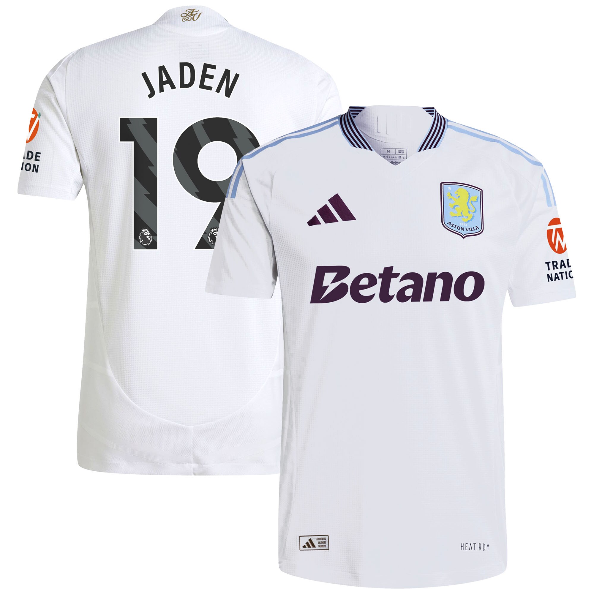 aston villa adidas away authentic shirt 2024-25 with jaden 19 printing Collection | Aston Villa Shirts and Official Gear