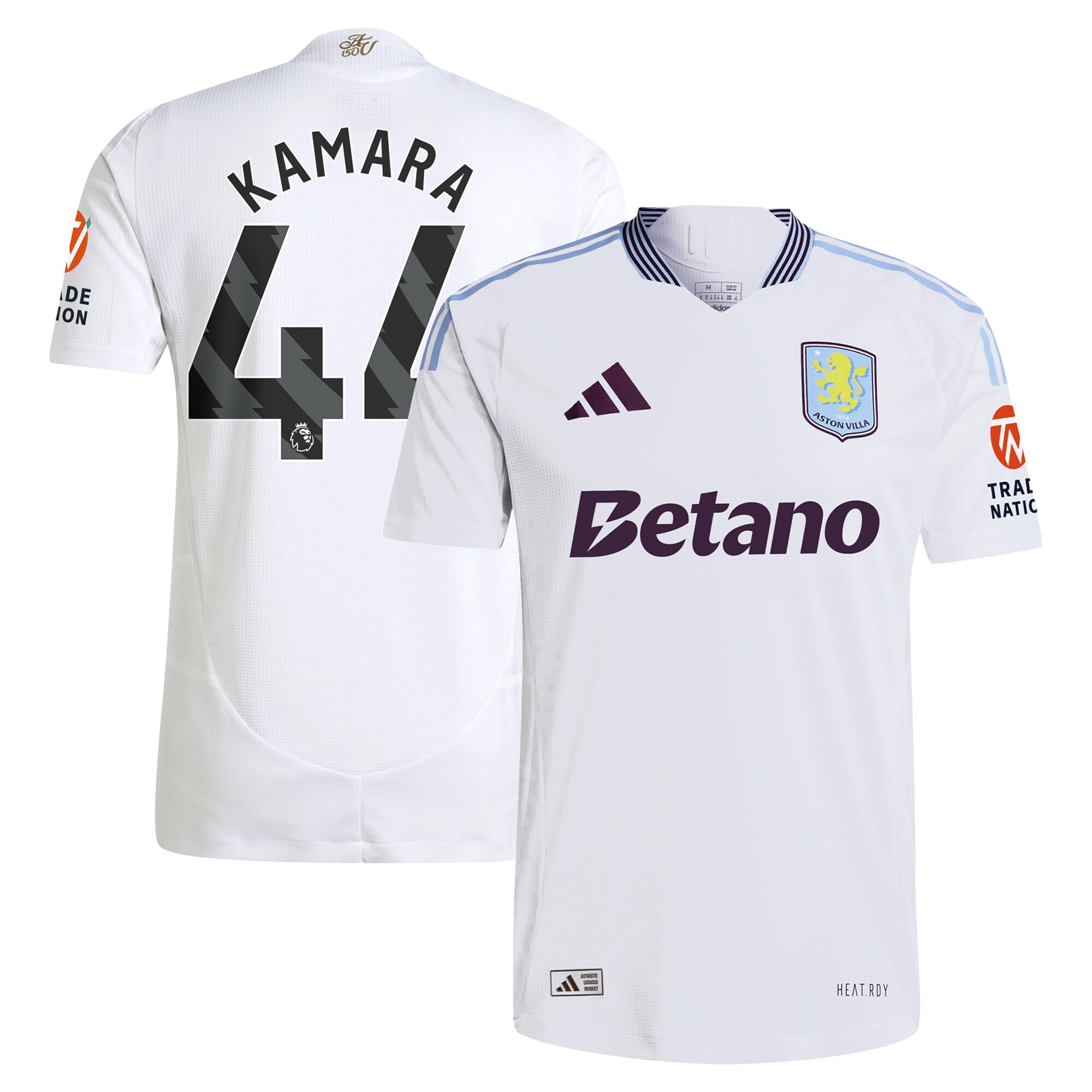aston villa adidas away authentic shirt 2024-25 with kamara 44 printing Collection | Aston Villa Shirts and Official Gear