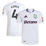 aston villa adidas away authentic shirt 2024-25 with konsa 4 printing Collection | Aston Villa Shirts and Official Gear