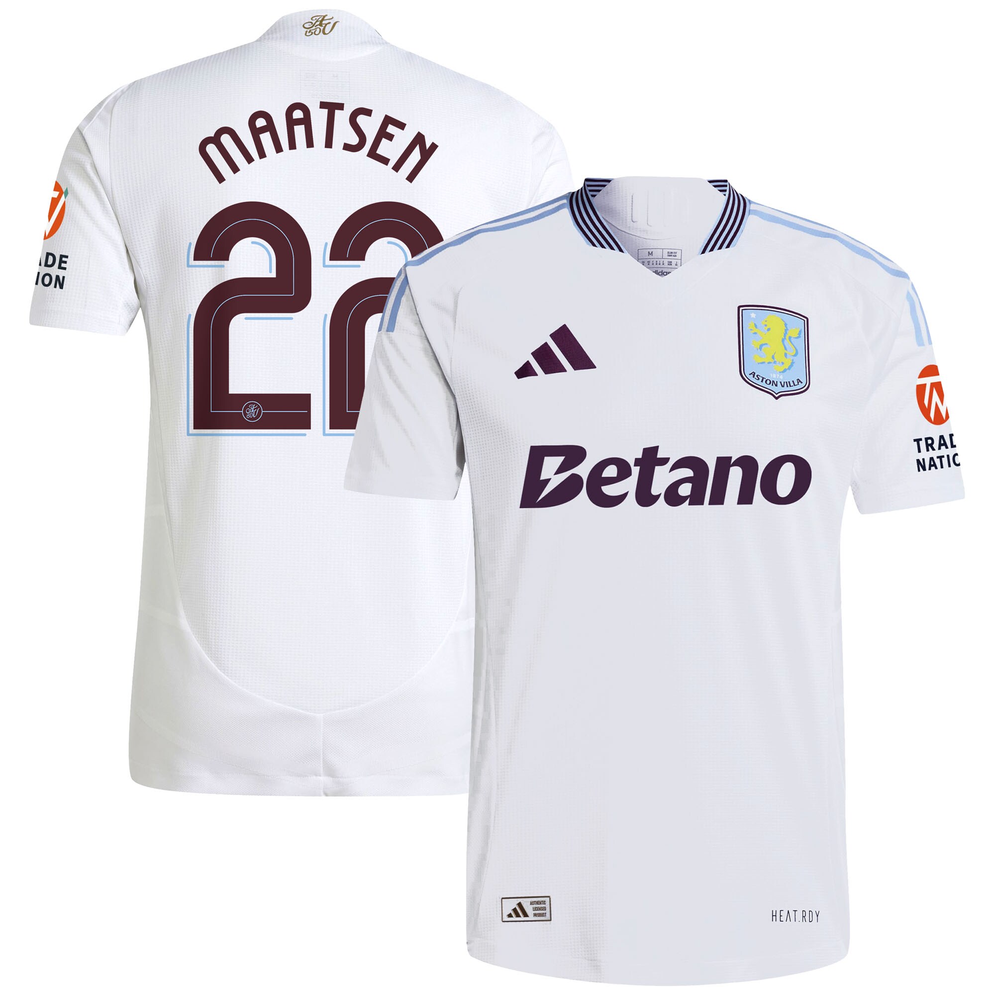 aston villa adidas away authentic shirt 2024-25 with maatsen 22 cup printing Collection | Aston Villa Shirts and Official Gear
