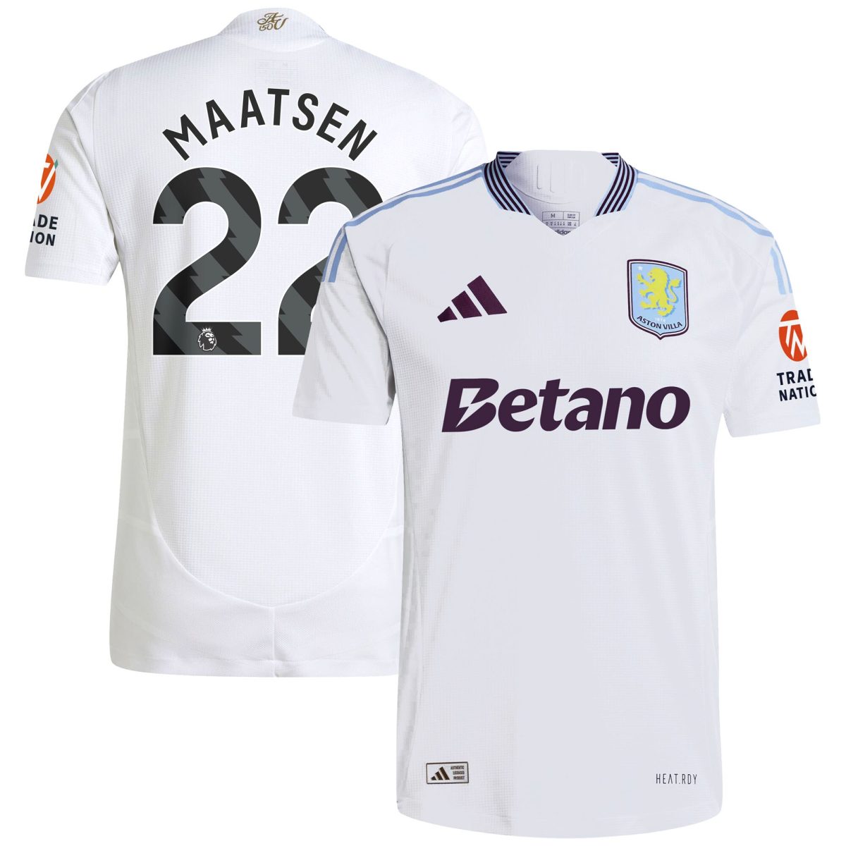 aston villa adidas away authentic shirt 2024-25 with maatsen 22 printing Collection | Aston Villa Shirts and Official Gear