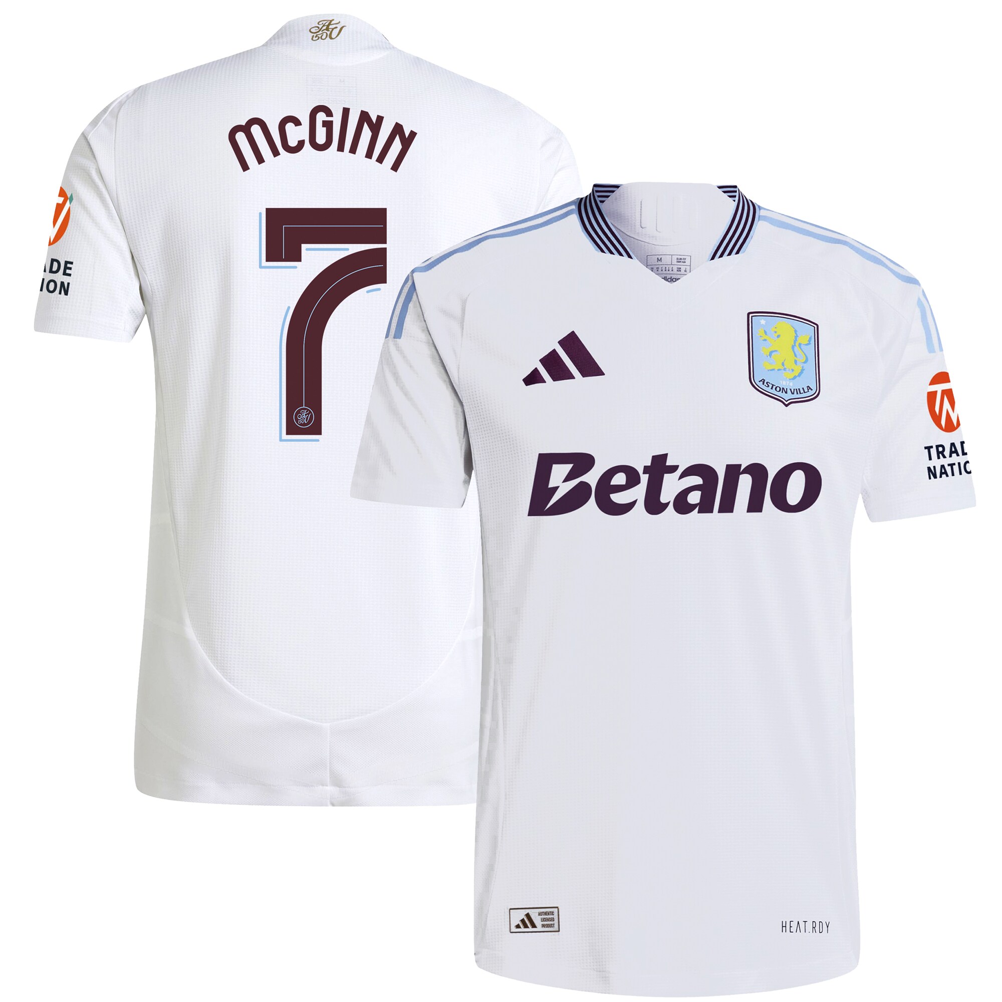 aston villa adidas away authentic shirt 2024-25 with mcginn 7 cup printing Collection | Aston Villa Shirts and Official Gear