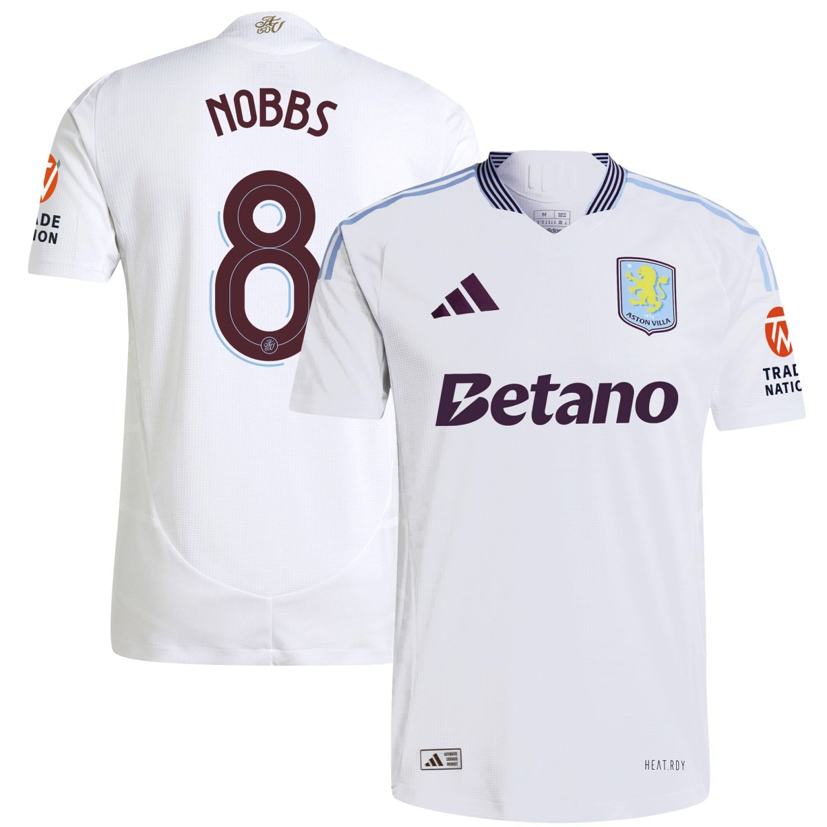 aston villa adidas away authentic shirt 2024-25 with nobbs 8 cup printing Collection | Aston Villa Shirts and Official Gear