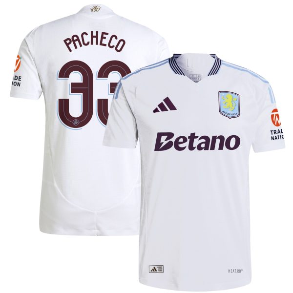 aston villa adidas away authentic shirt 2024-25 with pacheco 33 cup printing Collection | Aston Villa Shirts and Official Gear