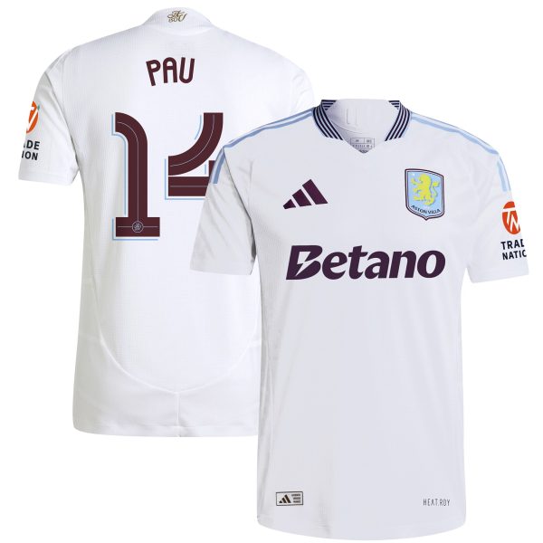 aston villa adidas away authentic shirt 2024-25 with pau 14 cup printing Collection | Aston Villa Shirts and Official Gear