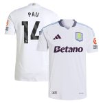 aston villa adidas away authentic shirt 2024-25 with pau 14 printing Collection | Aston Villa Shirts and Official Gear
