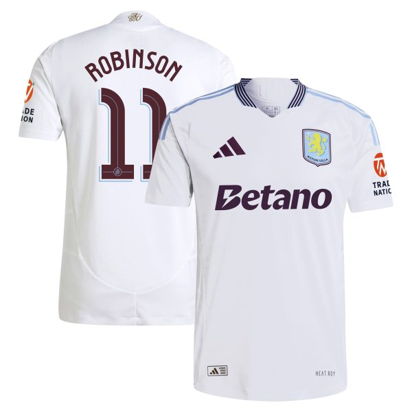 aston villa adidas away authentic shirt 2024-25 with robinson 11 cup printing Collection | Aston Villa Shirts and Official Gear