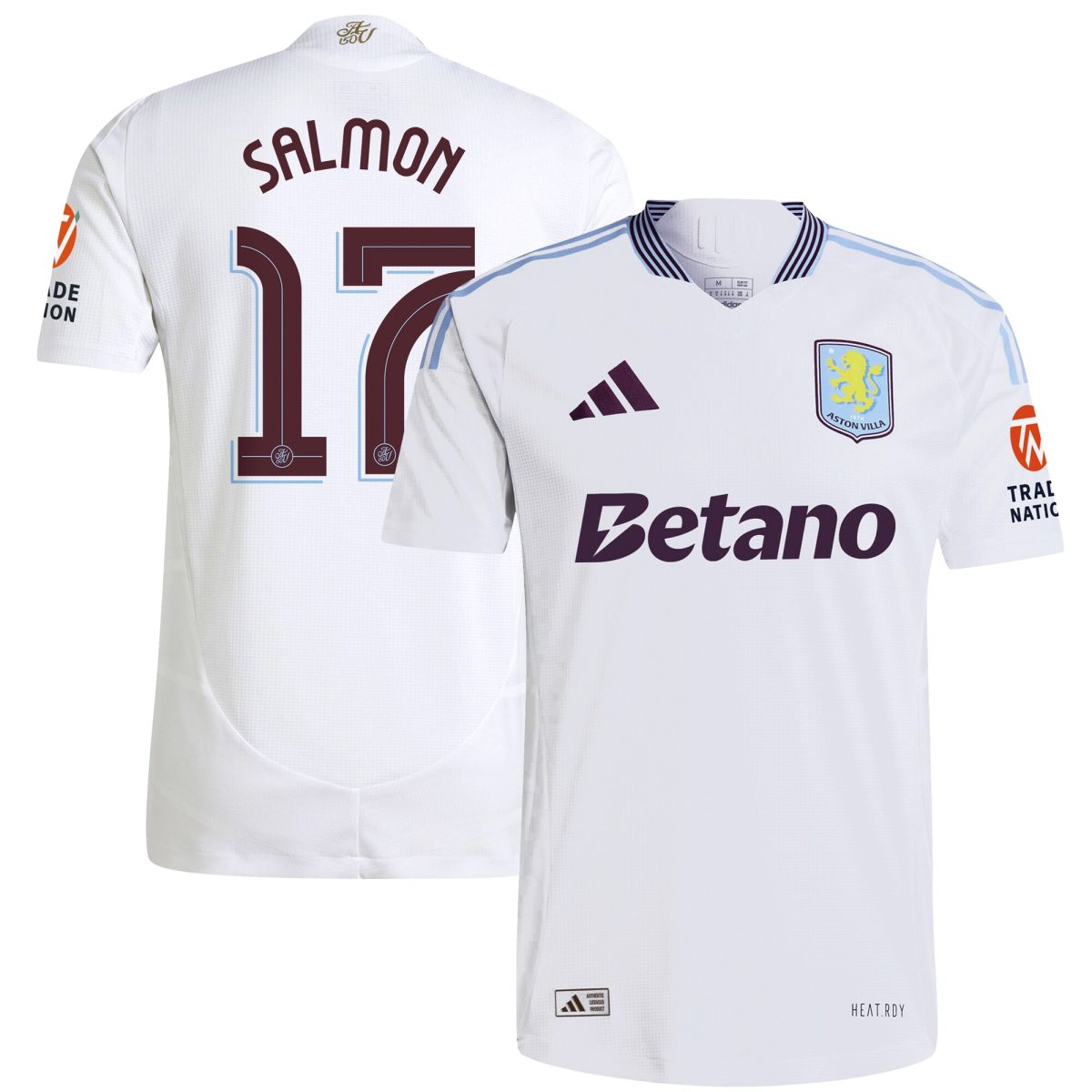 aston villa adidas away authentic shirt 2024-25 with salmon 17 cup printing Collection | Aston Villa Shirts and Official Gear
