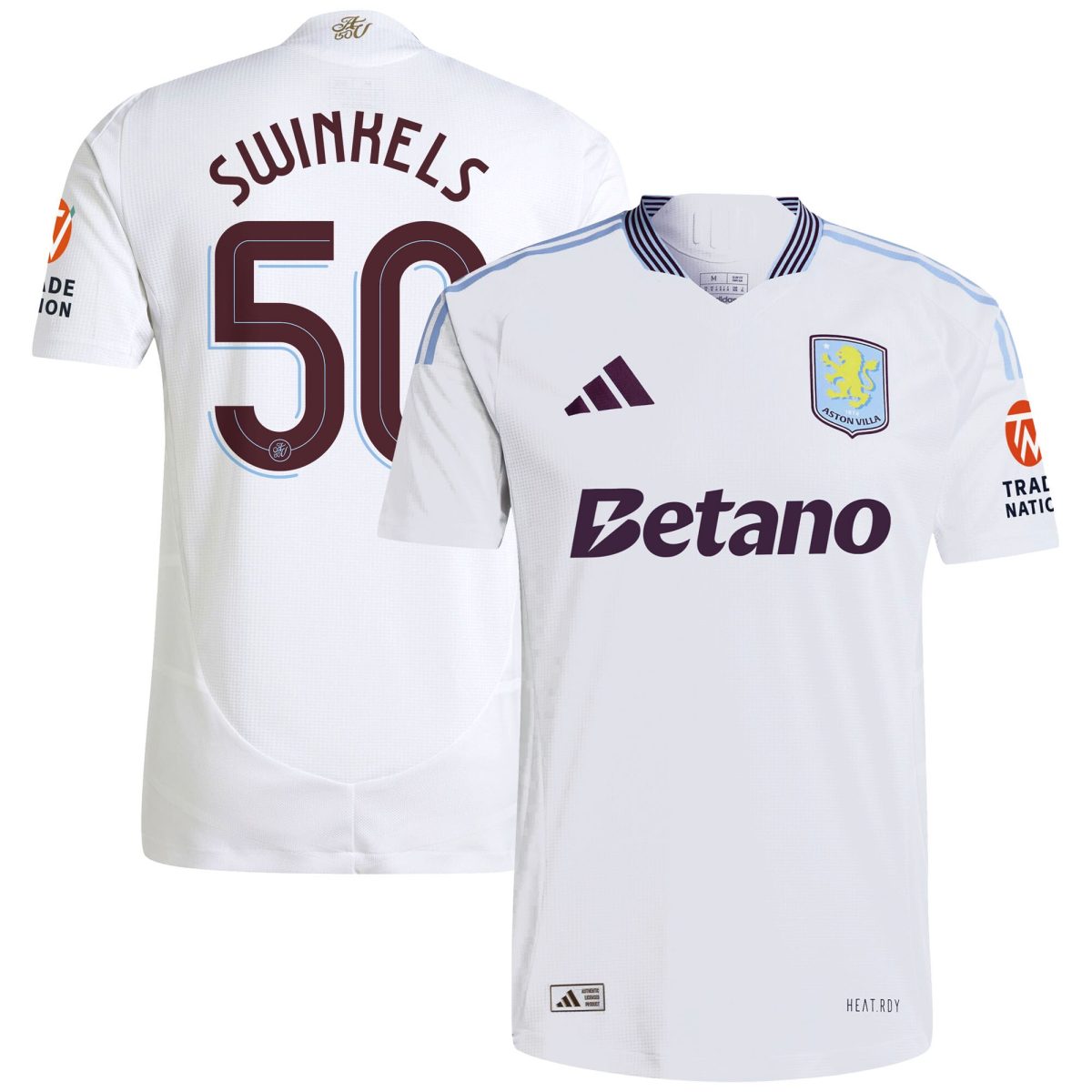 aston villa adidas away authentic shirt 2024-25 with swinkels 50 cup printing Collection | Aston Villa Shirts and Official Gear