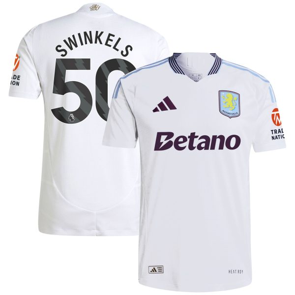 aston villa adidas away authentic shirt 2024-25 with swinkels 50 printing Collection | Aston Villa Shirts and Official Gear