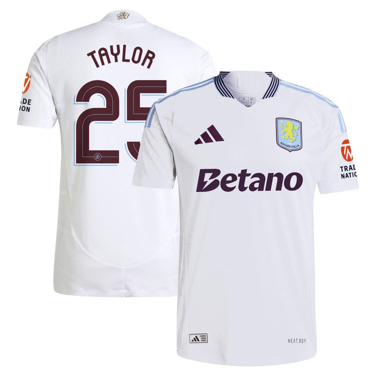 aston villa adidas away authentic shirt 2024-25 with taylor 25 cup printing Collection | Aston Villa Shirts and Official Gear