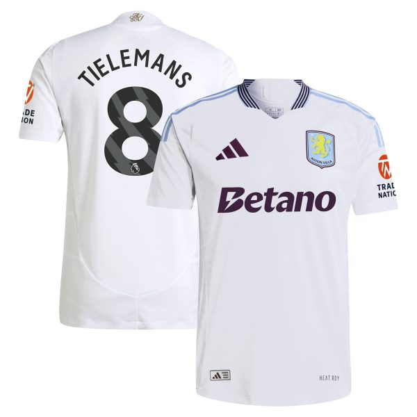 aston villa adidas away authentic shirt 2024-25 with tielemans 8 printing Collection | Aston Villa Shirts and Official Gear