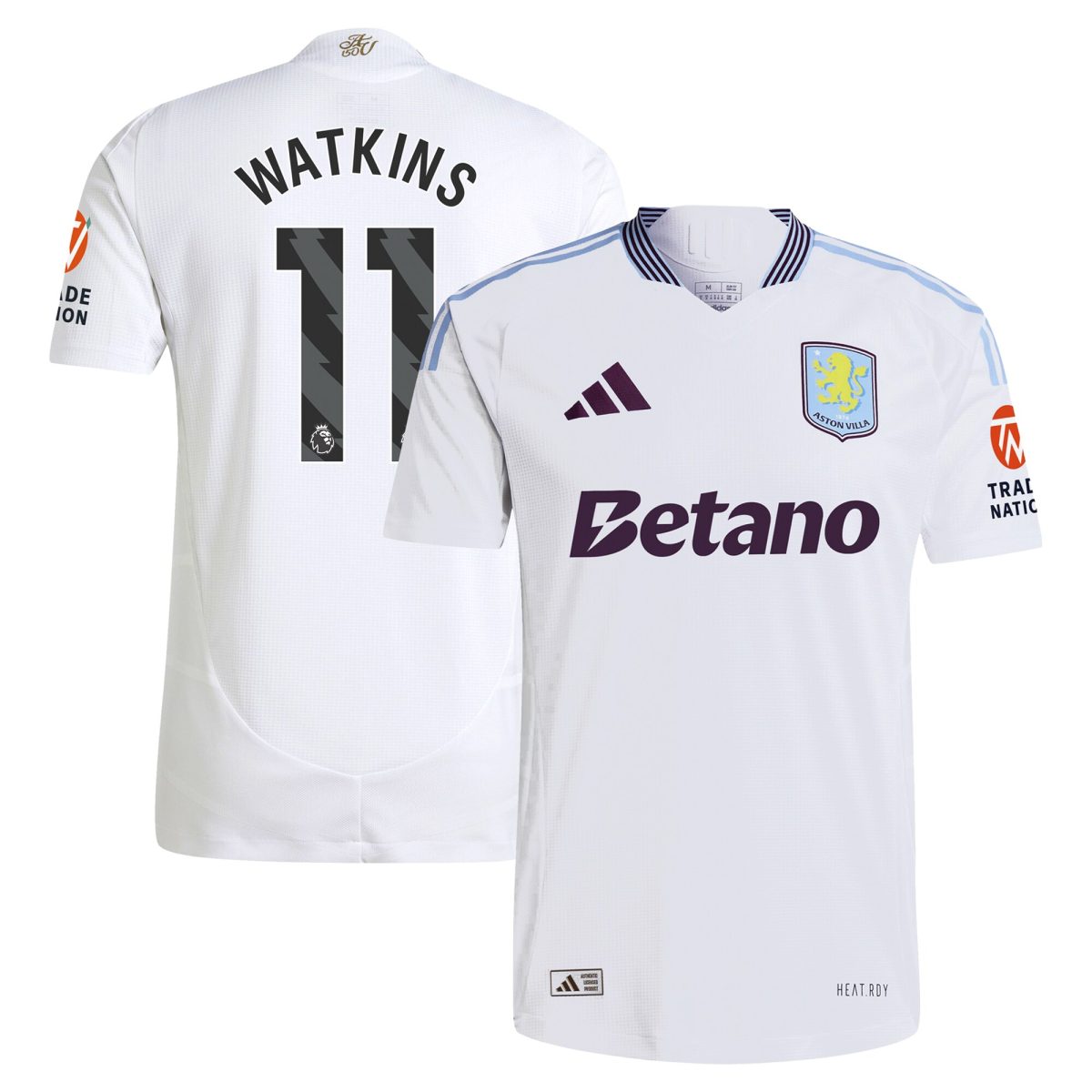 aston villa adidas away authentic shirt 2024-25 with watkins 11 printing Collection | Aston Villa Shirts and Official Gear