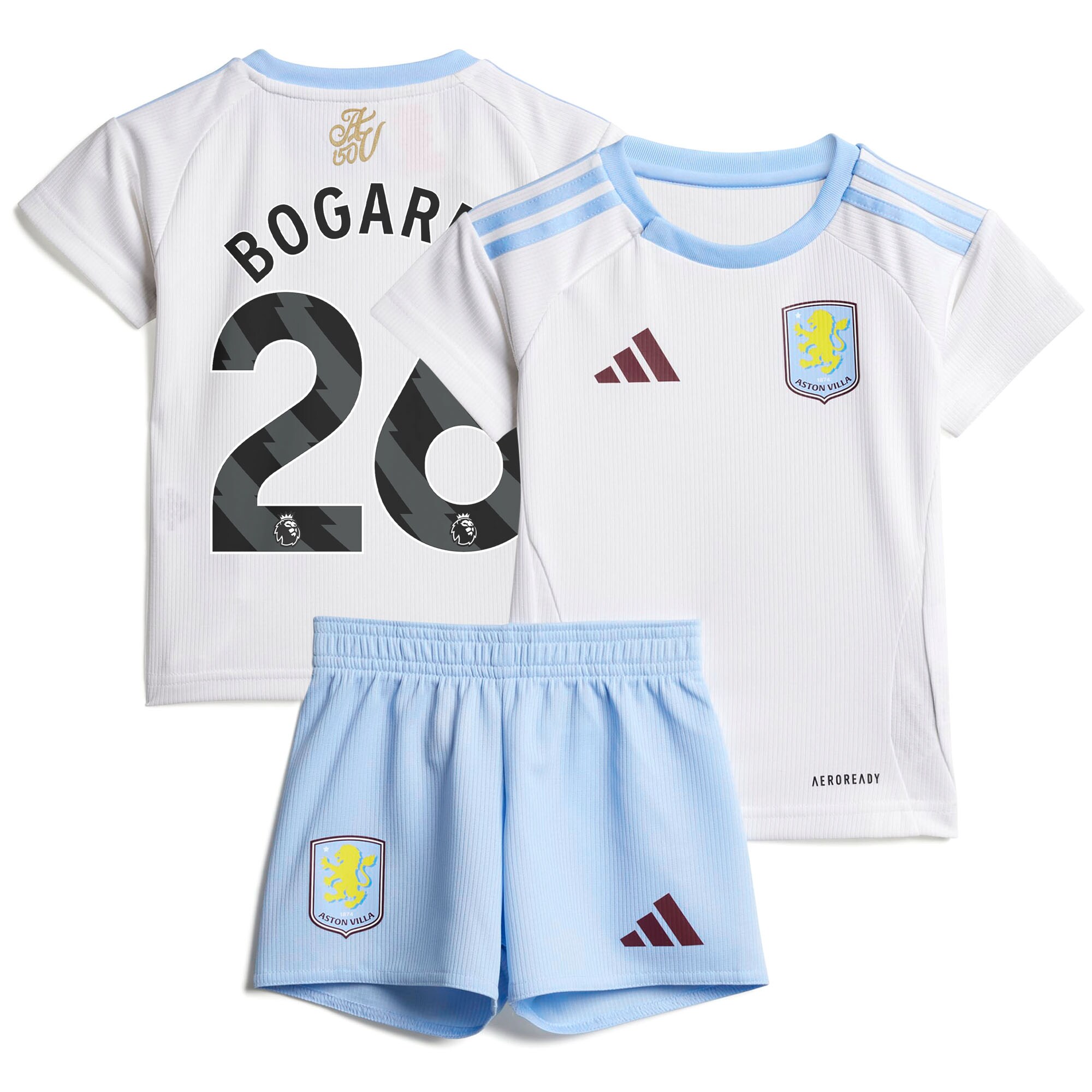 aston villa adidas away baby kit 2024-25 with bogarde 26 printing Collection | Aston Villa Shirts and Official Gear