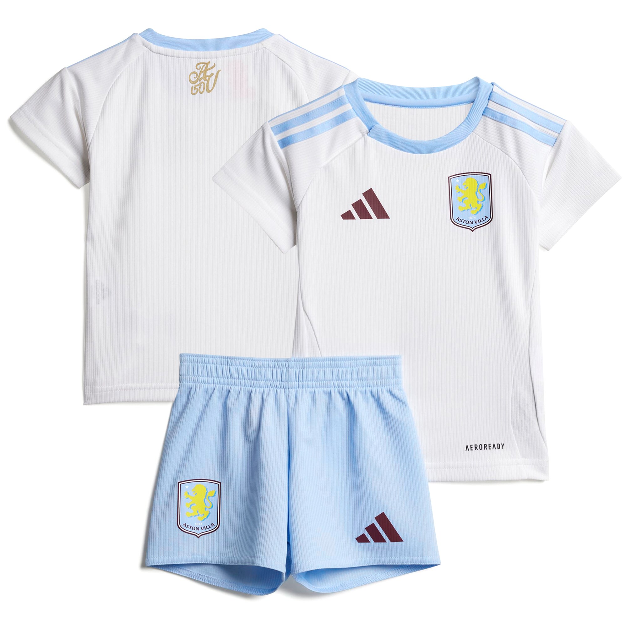 aston villa adidas away baby kit 2024-25 with custom printing Collection | Aston Villa Shirts and Official Gear