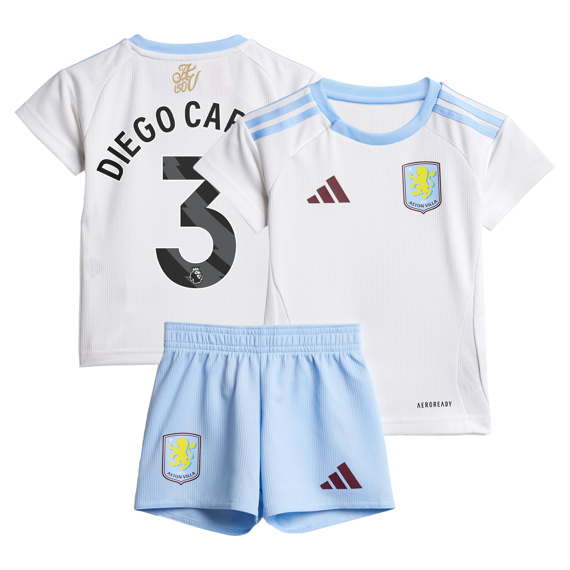 aston villa adidas away baby kit 2024-25 with diego carlos 3 printing Collection | Aston Villa Shirts and Official Gear