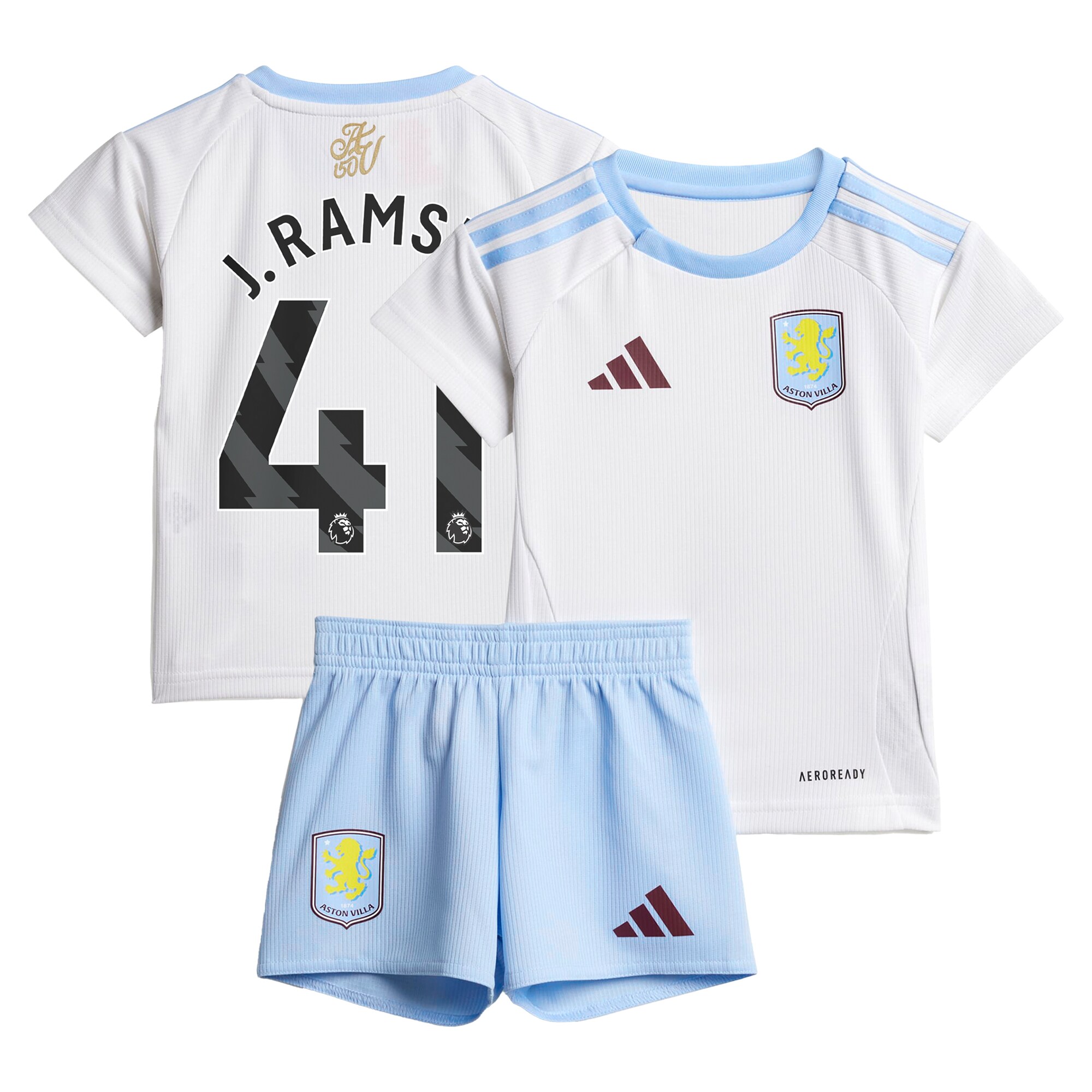 aston villa adidas away baby kit 2024-25 with j. ramsey 41 printing Collection | Aston Villa Shirts and Official Gear