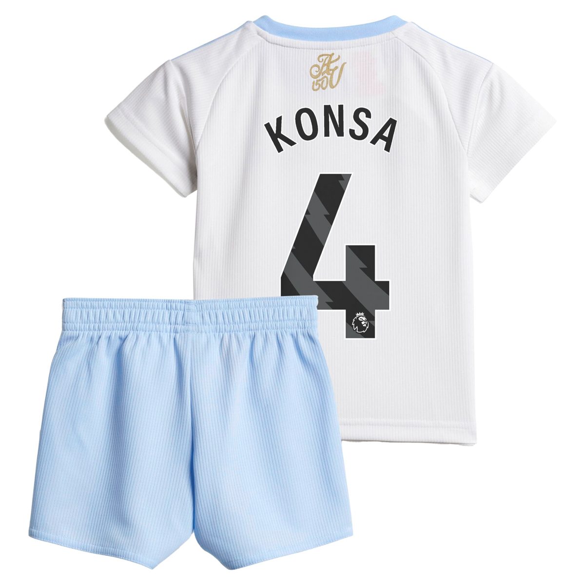 aston villa adidas away baby kit 2024-25 with konsa 4 printing Collection | Aston Villa Shirts and Official Gear