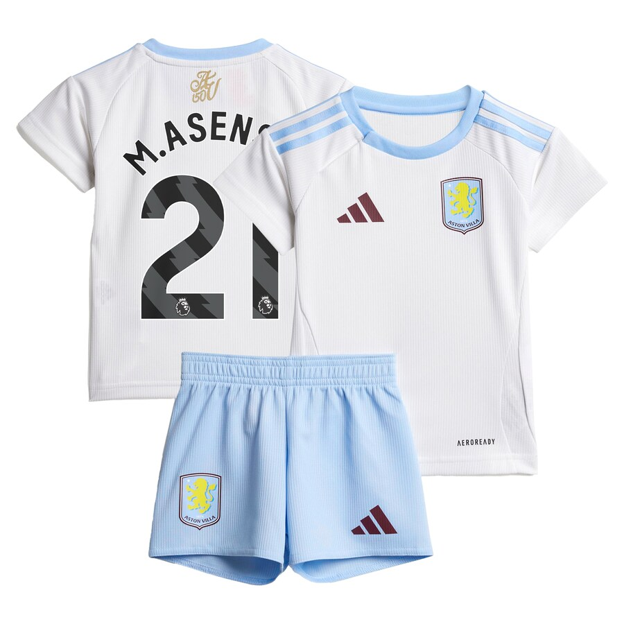 aston villa adidas away baby kit 2024-25 with m.asensio 21 printing Collection | Aston Villa Shirts and Official Gear