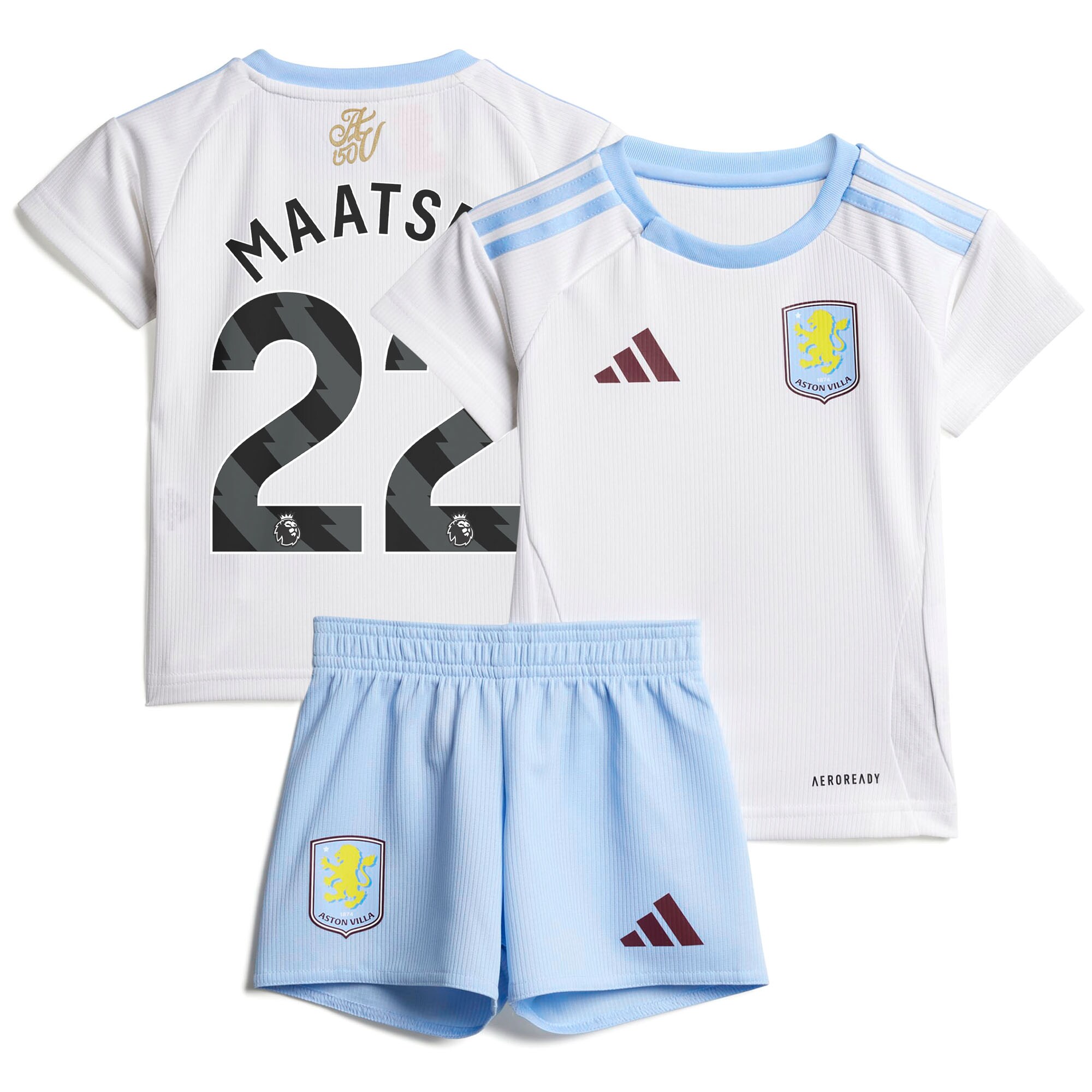 aston villa adidas away baby kit 2024-25 with maatsen 22 printing Collection | Aston Villa Shirts and Official Gear