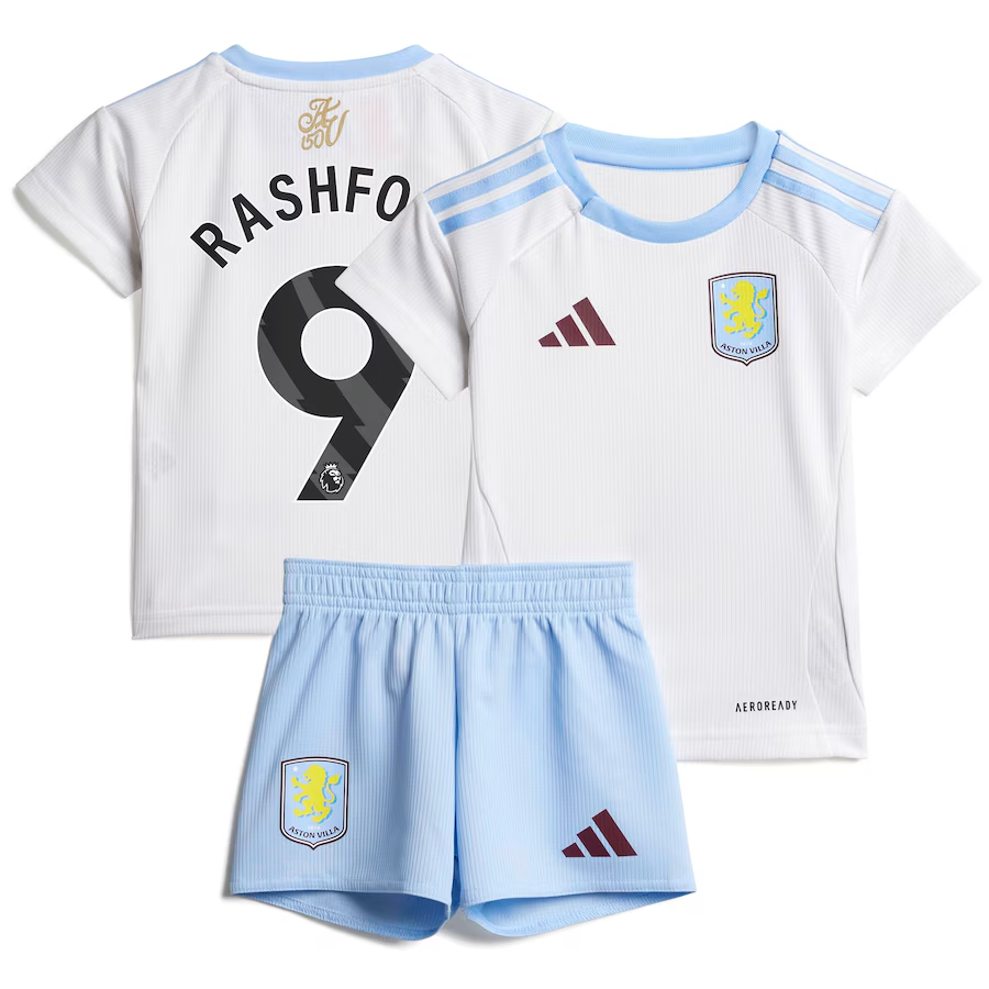 aston villa adidas away baby kit 2024-25 with rashford 9 printing Collection | Aston Villa Shirts and Official Gear