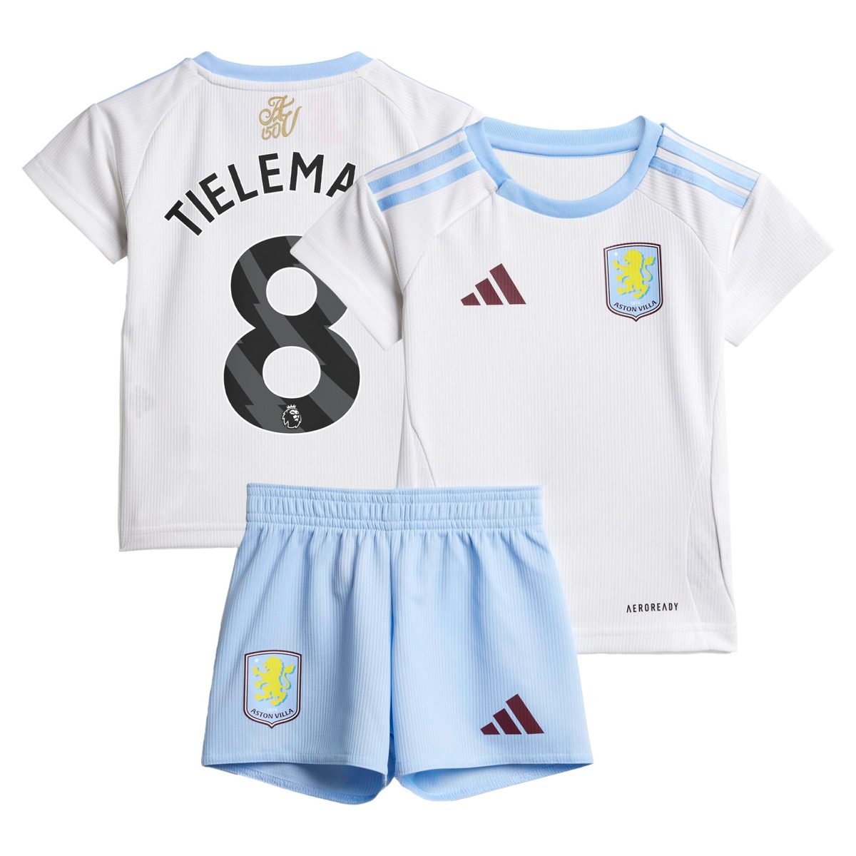 aston villa adidas away baby kit 2024-25 with tielemans 8 printing Collection | Aston Villa Shirts and Official Gear