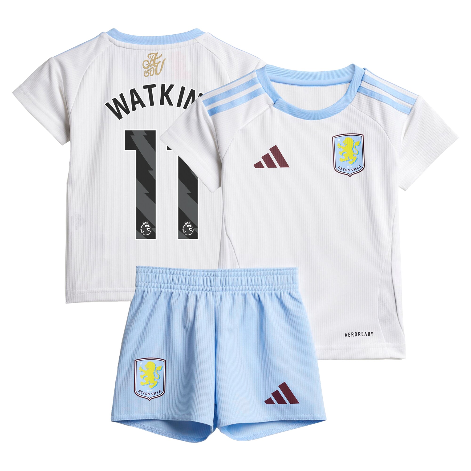 aston villa adidas away baby kit 2024-25 with watkins 11 printing Collection | Aston Villa Shirts and Official Gear