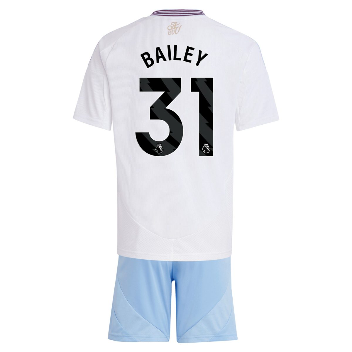 aston villa adidas away mini kit 2024-25 with bailey 31 printing Collection | Aston Villa Shirts and Official Gear