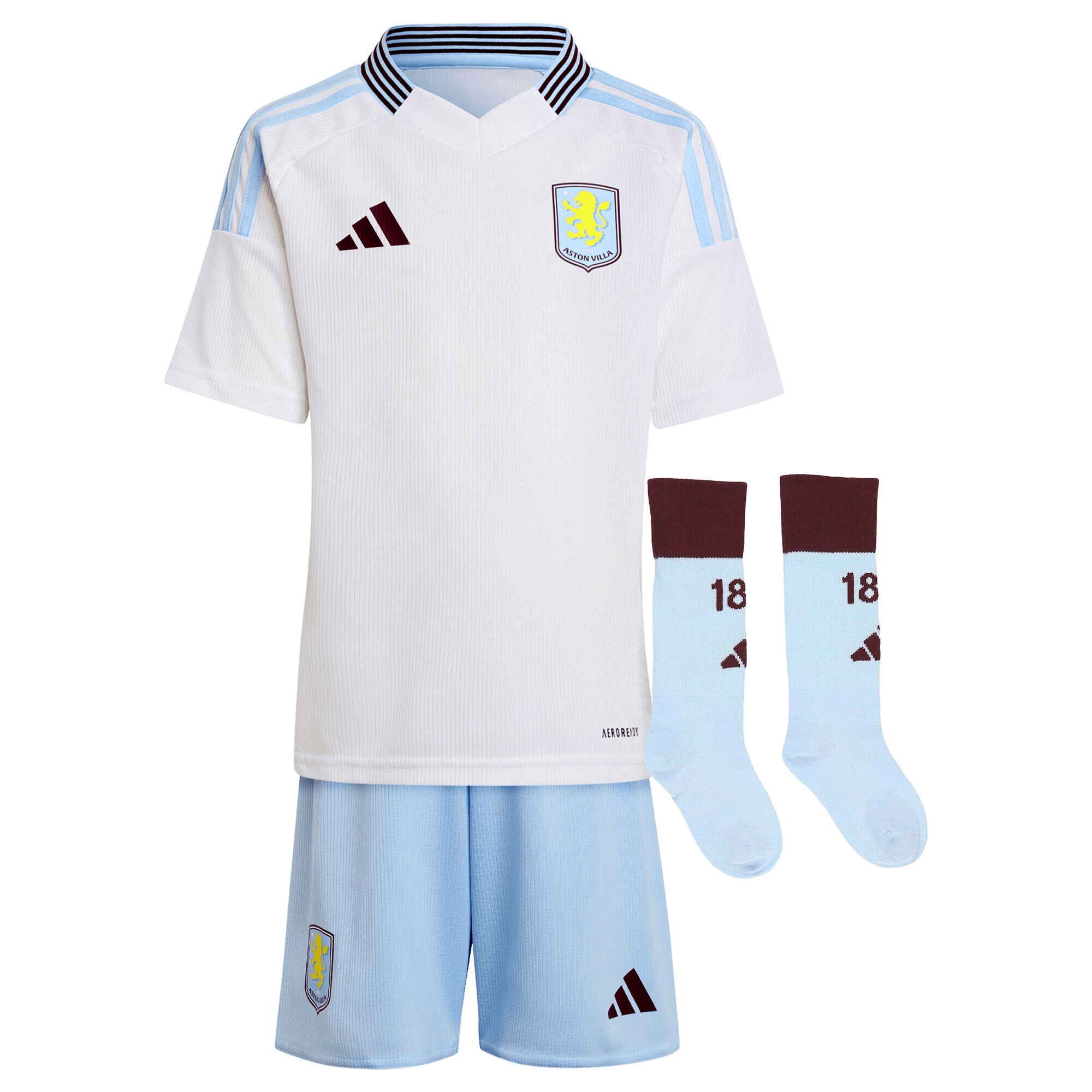 aston villa adidas away mini kit 2024-25 with bogarde 26 printing Collection | Aston Villa Shirts and Official Gear