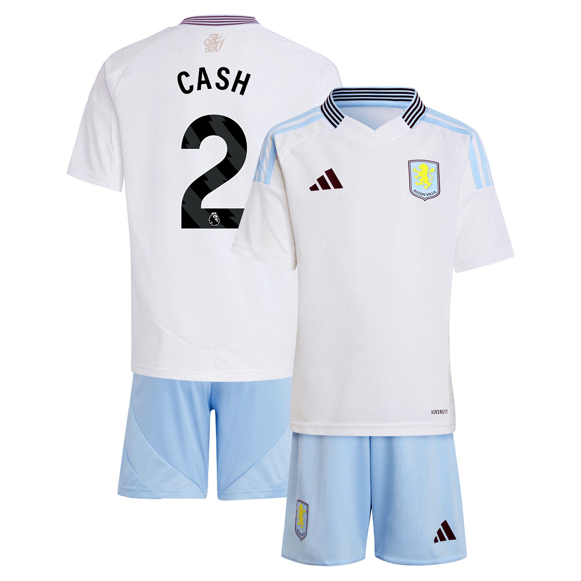 aston villa adidas away mini kit 2024-25 with cash 2 printing Collection | Aston Villa Shirts and Official Gear