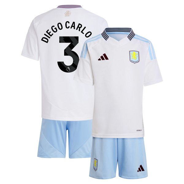aston villa adidas away mini kit 2024-25 with diego carlos 3 printing Collection | Aston Villa Shirts and Official Gear