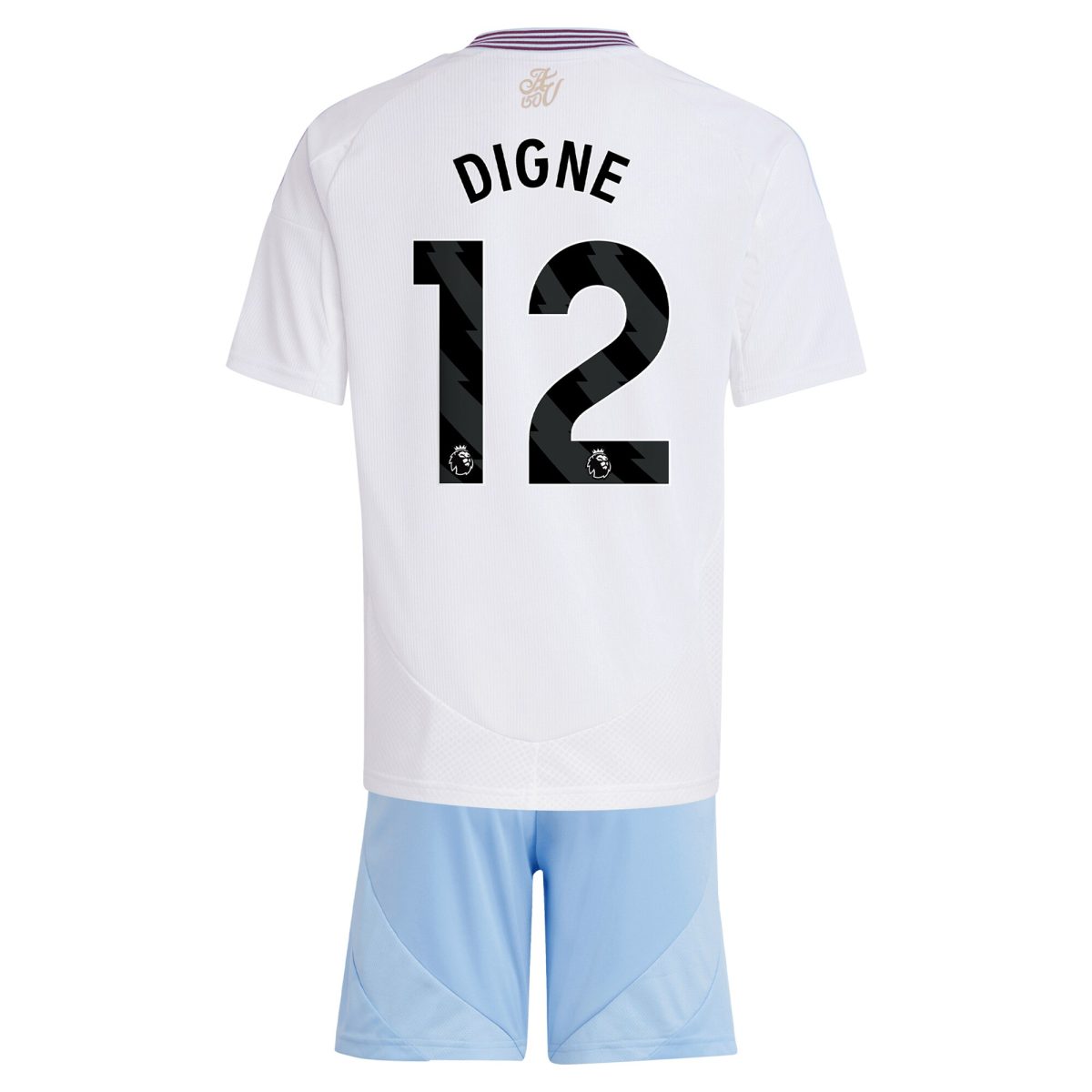 aston villa adidas away mini kit 2024-25 with digne 12 printing Collection | Aston Villa Shirts and Official Gear