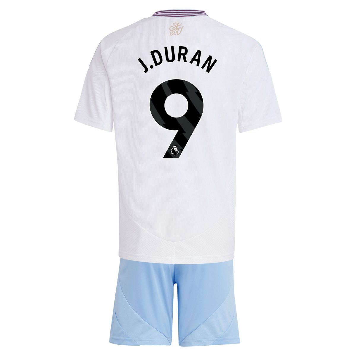aston villa adidas away mini kit 2024-25 with j.duran 9 printing Collection | Aston Villa Shirts and Official Gear