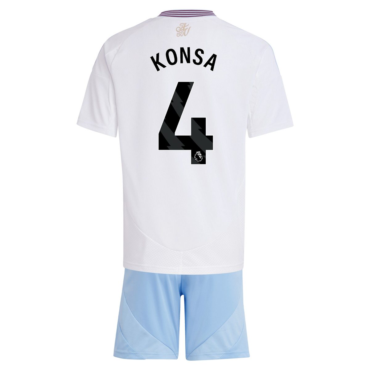 aston villa adidas away mini kit 2024-25 with konsa 4 printing Collection | Aston Villa Shirts and Official Gear