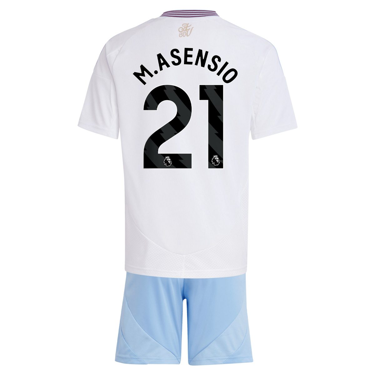 aston villa adidas away mini kit 2024-25 with m.asensio 21 printing Collection | Aston Villa Shirts and Official Gear