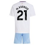 aston villa adidas away mini kit 2024-25 with m.asensio 21 printing Collection | Aston Villa Shirts and Official Gear